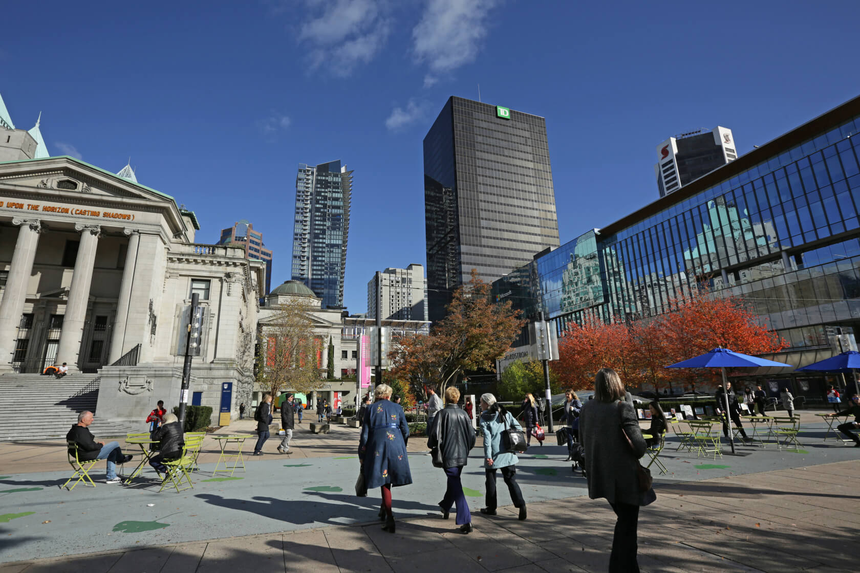 Robson Square, Downtown Vancouver, Canada