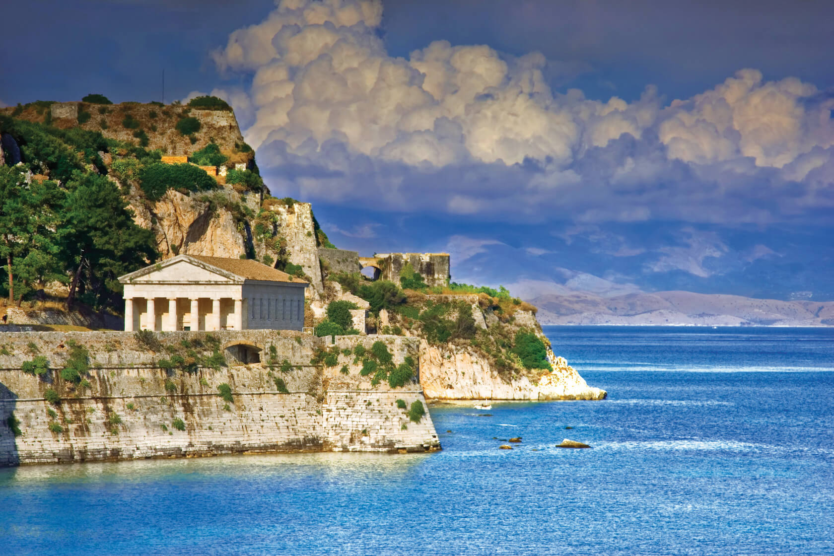 Corfu, temple
