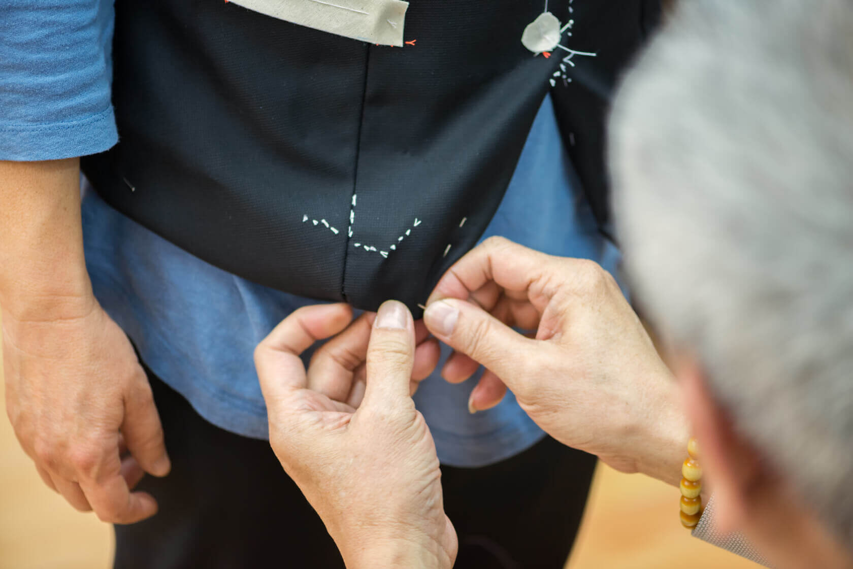 A suit tailored in Hong Kong
